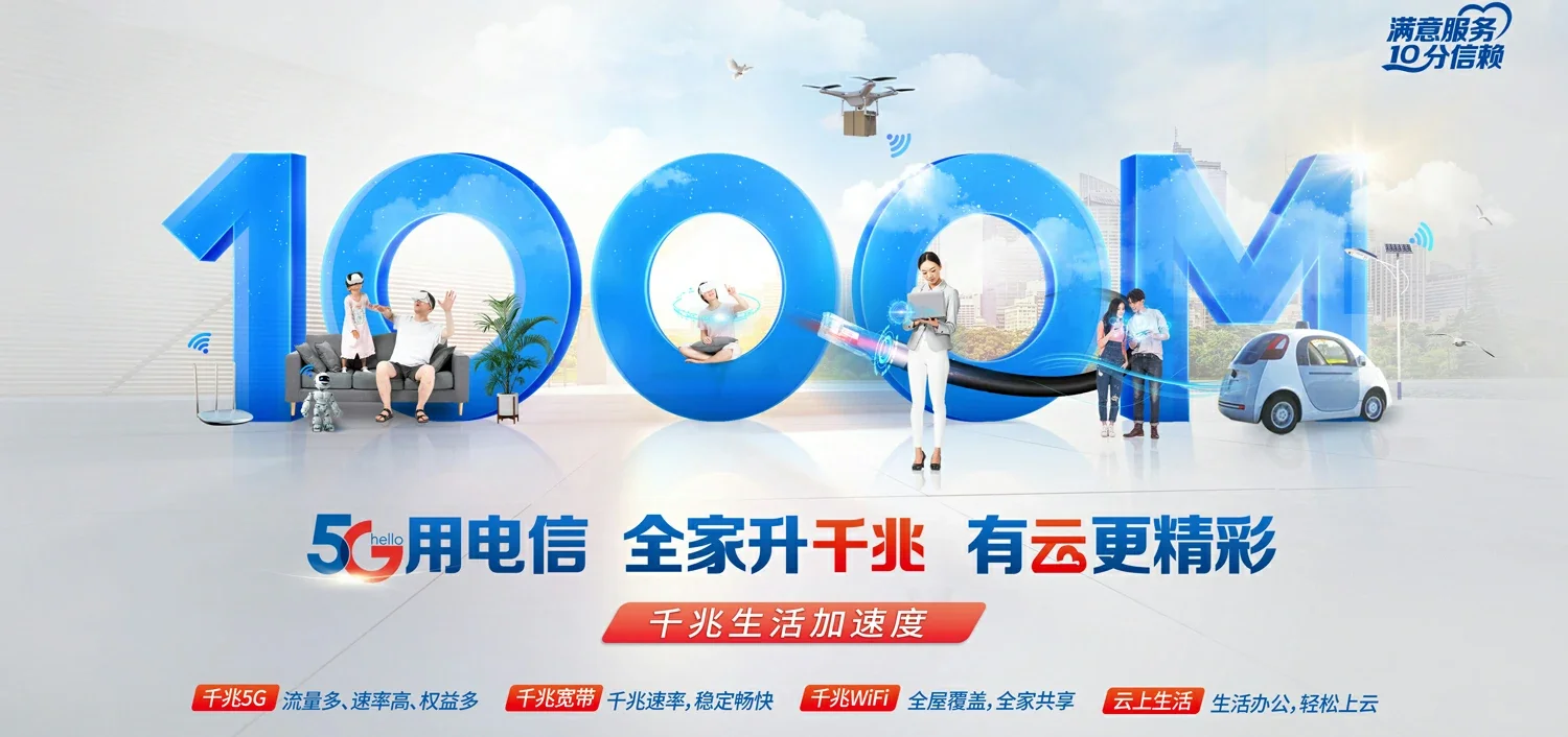 中国电信 乌拉特后电信宽带 宽带套餐